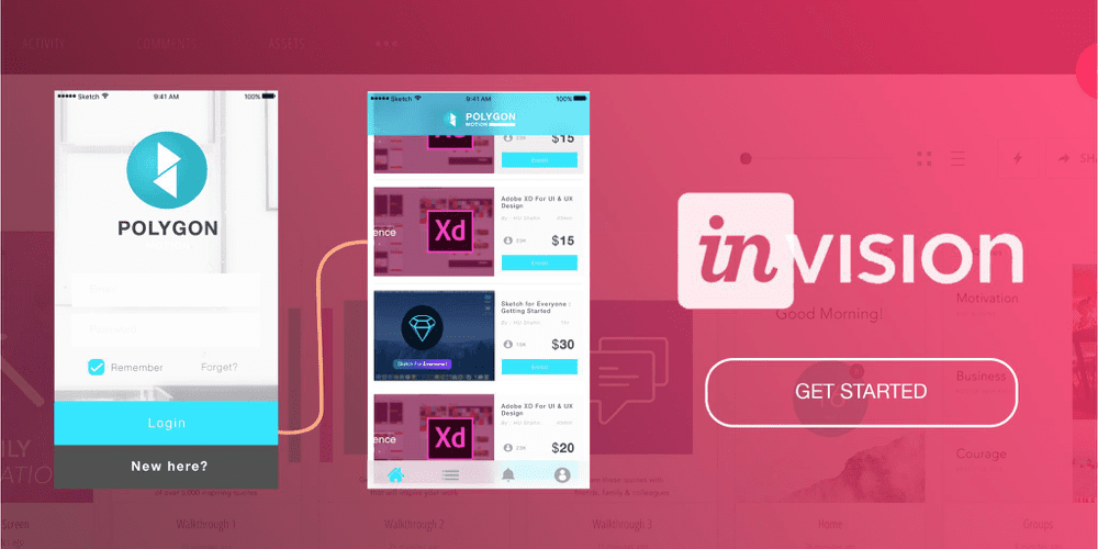Invision App​ 原型设计工具