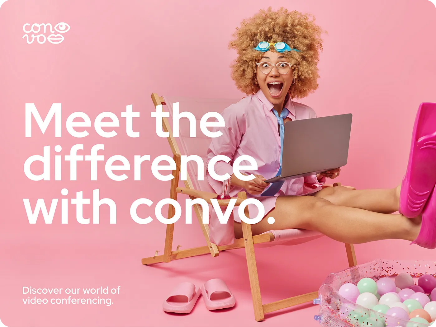 Convo — 视频会议平台的品牌标识